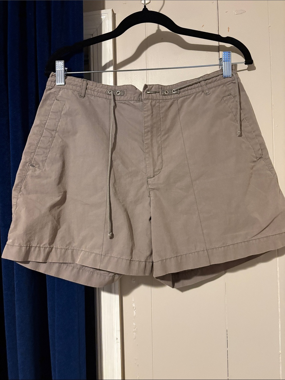 Sonoma Casual Drawstring Shorts in Taupe